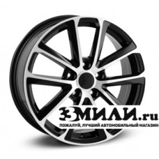 Диск 7.0x17 5x114.30 ET45 D67.10 Legeartis Optima MZ121 Черный с полированной лицевой поверхностью