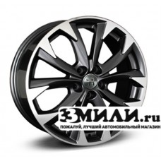 Диск 7.0x17 5x114.30 ET50 D67.10 Legeartis Optima MZ93 Черный с полированной лицевой поверхностью