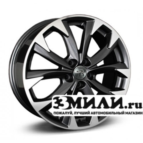 Диск 7.0x17 5x114.30 ET50 D67.10 Legeartis Optima MZ93 Черный с полированной лицевой поверхностью