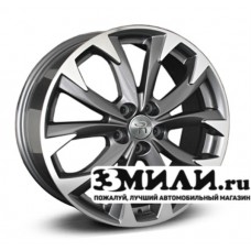 Диск 7.0x17 5x114.30 ET50 D67.10 Legeartis Optima MZ93 Антрацитовый с полированной лицевой поверхностью