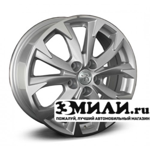 Диск 7.0x17 5x114.30 ET50 D67.10 Legeartis Optima MZ93 Серебристый с полированной лицевой поверхностью