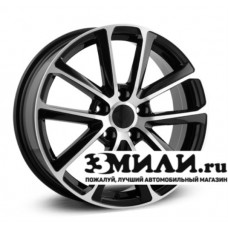 Диск 7.0x17 5x114.30 ET45 D66.10 Legeartis Optima NS224 Черный с полированной лицевой поверхностью