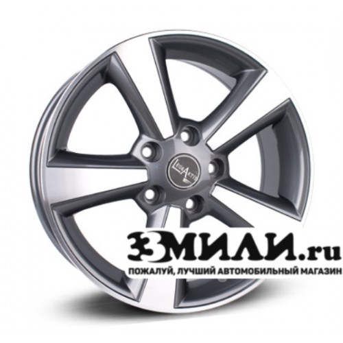 Диск 6.5x16 5x114.30 ET40 D66.10 Legeartis Optima NS38 Антрацитовый с полированной лицевой поверхностью