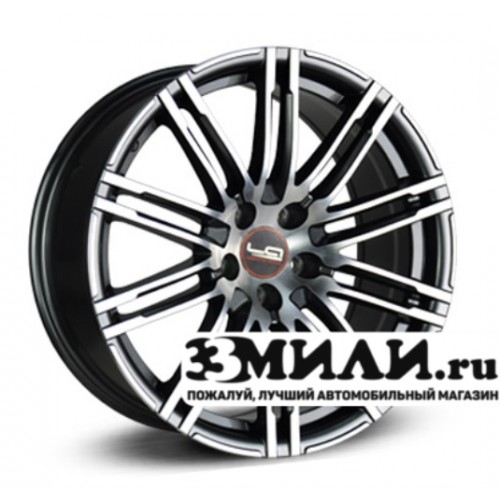 Диск 9.0x18 5x1120 ET26 D66.60 Legeartis Optima PR13 Антрацитовый с полированной лицевой поверхностью