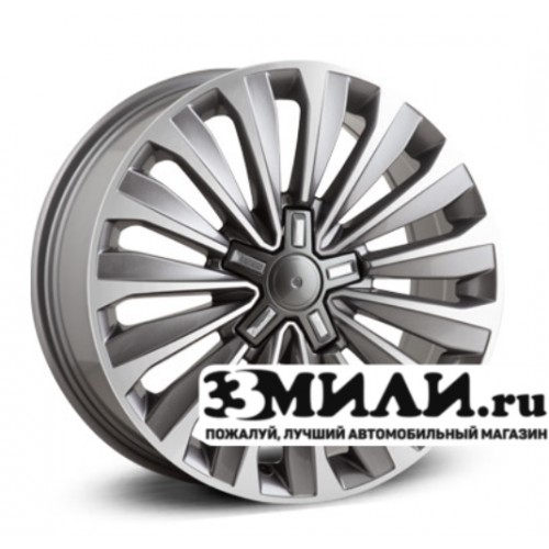 Диск 8.0x18 5x1120 ET44 D57.10 Legeartis Optima SK110 Антрацитовый с полированной лицевой поверхностью