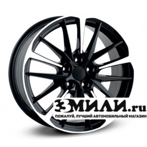 Диск 8.0x18 5x114.30 ET45 D60.10 Legeartis Optima TY143 Черный с полированной лицевой поверхностью
