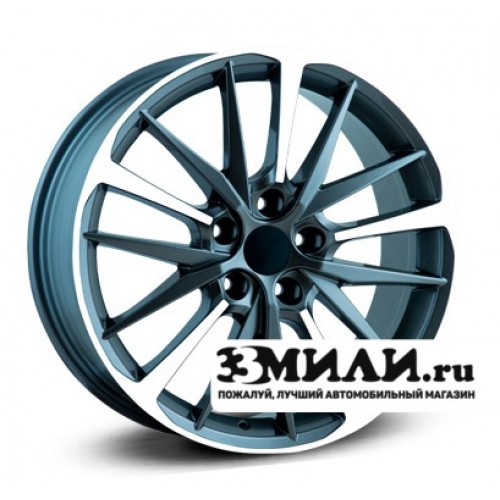 Диск x x114.3 ET45 D60.1 Legeartis Optima TY143 Антрацитовый с полированной лицевой поверхностью