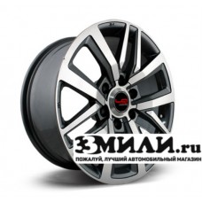 Диск 7.5x17 6x139.70 ET30 D106.10 Legeartis Optima TY238 Антрацитовый с полированной лицевой поверхностью