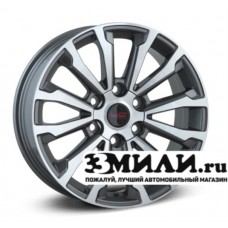 Диск 7.5x18 6x139.70 ET25 D106.10 Legeartis Optima TY263 Антрацитовый с полированной лицевой поверхностью