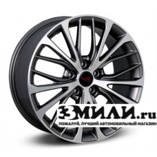 Диск 7.5x17 5x114.30 ET45 D60.10 Legeartis Optima TY279 Антрацитовый с полированной лицевой поверхностью
