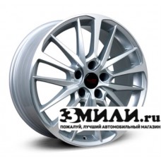 Диск 8.0x18 5x114.30 ET50 D60.10 Legeartis Optima TY284 Серебристый с полированной лицевой поверхностью