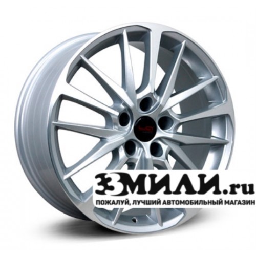 Диск 8.0x18 5x114.30 ET50 D60.10 Legeartis Optima TY284 Серебристый с полированной лицевой поверхностью
