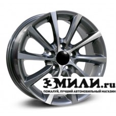 Диск 7.0x16 5x1120 ET45 D57.10 Legeartis Optima VW17 Антрацитовый с полированной лицевой поверхностью