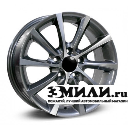 Диск 7.0x16 5x1120 ET45 D57.10 Legeartis Optima VW17 Антрацитовый с полированной лицевой поверхностью