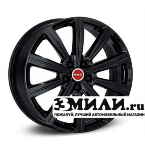 Диск 8.5x20 5x1200 ET45 D65.10 MAK Birmingham Черный глянцевый