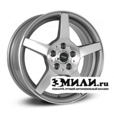 Диск x x100 ET38 D57.1 Megami AF-07 Антрацитовый с полированной лицевой поверхностью