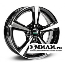 Диск x x100 ET35 D67.1 Megami MGM-10 Черный с полированной лицевой поверхностью