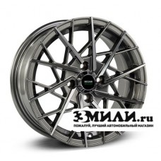 Диск x x98 ET35 D58.6 Megami MGM-11 Антрацитовый с полированной лицевой поверхностью
