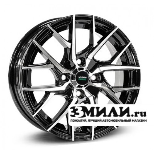 Диск 5.5x14 4x100 ET35 D60.1 Megami MGM-12 bkf