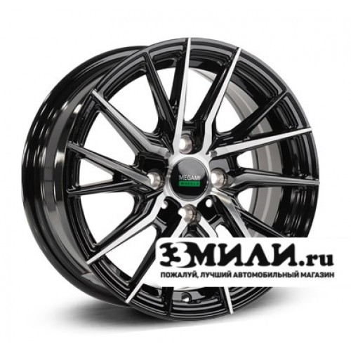 Диск 6x14 4x100 ET35 D67.1 Megami MGM-26 bkf