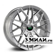 Диск x x98 ET35 D58.6 Megami MGM-27 Антрацитовый с полированной лицевой поверхностью