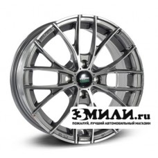 Диск x x98 ET35 D58.6 Megami MGM-28 Антрацитовый с полированной лицевой поверхностью