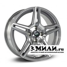 Диск x x100 ET38 D57.1 Megami MGM-38 Антрацитовый с полированной лицевой поверхностью