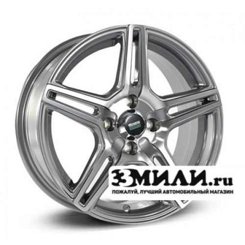Диск x x100 ET38 D57.1 Megami MGM-38 Антрацитовый с полированной лицевой поверхностью