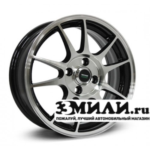 Диск 6x14 4x100 ET35 D67.1 Megami MGM-5 bkf