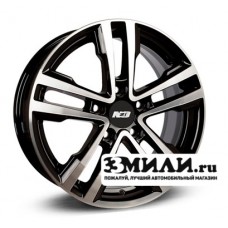 Диск x x100 ET48 D56.1 N2O V2197 Черный с полированной лицевой поверхностью