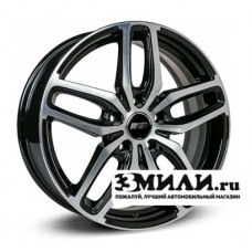 Диск x x114.3 ET50 D67.1 N2O V2200 Черный с полированной лицевой поверхностью