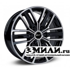 Диск 7.5x18 6x139.70 ET25 D106.10 N2O V2218 Черный с полированной лицевой поверхностью
