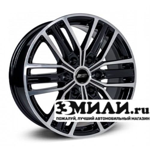 Диск 7.5x18 6x139.70 ET25 D106.10 N2O V2218 Черный с полированной лицевой поверхностью
