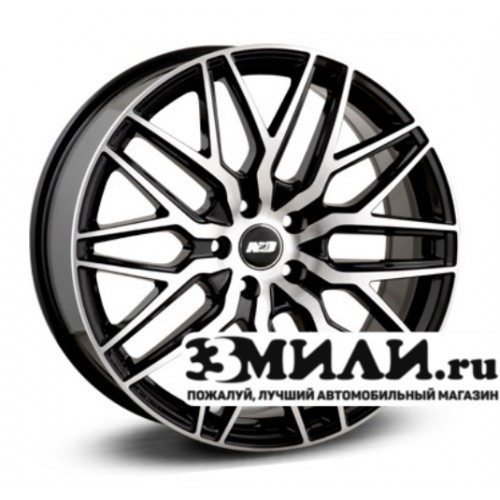 Диск 8.5x20 5x114.30 ET38 D64.10 N2O V2226 Черный с полированной лицевой поверхностью