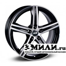 Диск 8.0x18 5x1120 ET40 D57.10 N2O V2231 Черный с полированной лицевой поверхностью
