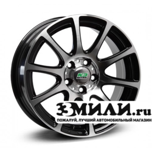 Диск 7.0x16 5x1120 ET33 D57.10 N2O Y1010 Черный с полированной лицевой поверхностью