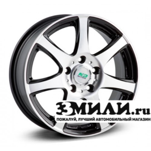 Диск 6.5x15 4x1000 ET45 D73.10 N2O Y283 Черный с полированной лицевой поверхностью