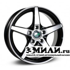Диск 6.5x16 5x1120 ET45 D57.10 N2O Y3119 Черный с полированной лицевой поверхностью
