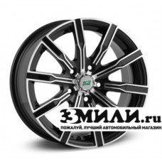 Диск 6.5x15 5x1000 ET40 D57.10 N2O Y3170 Черный с полированной лицевой поверхностью