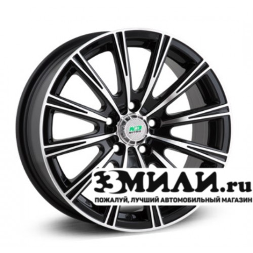 Диск 6.5x15 5x1000 ET38 D57.10 N2O Y3178 Черный с полированной лицевой поверхностью