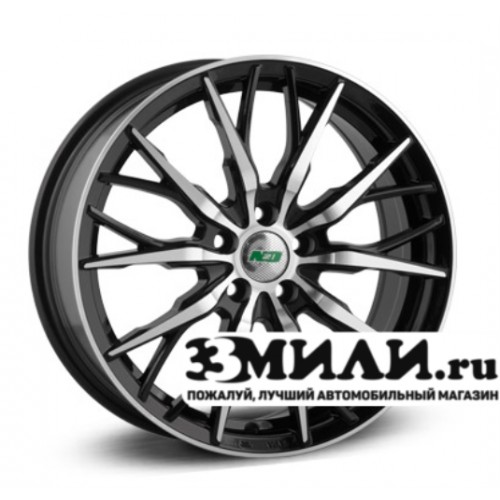 Диск 7.0x17 5x114.30 ET45 D66.10 N2O Y4409 Черный с полированной лицевой поверхностью