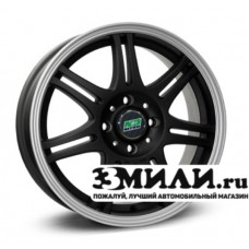 Диск 6.5x16 5x1120 ET45 D57.10 N2O Y4601 Черный матовый с полированным ободом