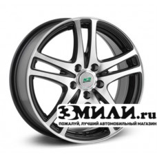 Диск 6.5x16 5x1120 ET46 D57.10 N2O Y4816 Черный с полированной лицевой поверхностью