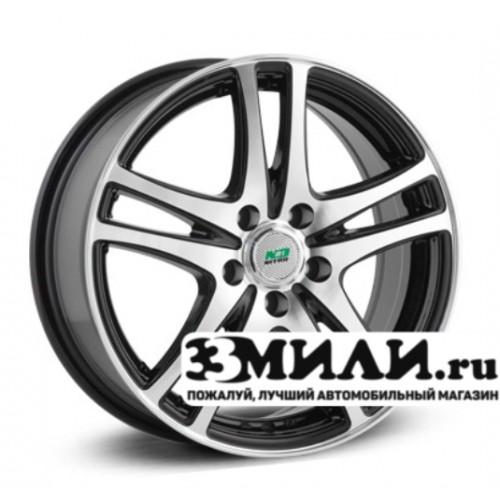 Диск 6.5x16 5x1120 ET46 D57.10 N2O Y4816 Черный с полированной лицевой поверхностью