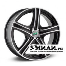 Диск x x112 ET40 D57.1 N2O Y9129 Черный с полированной лицевой поверхностью