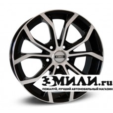 Диск 7.5x17 5x1120 ET45 D66.60 NEO 728 Черный с полированной лицевой поверхностью
