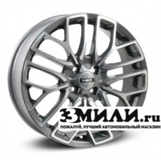 Диск 6.5x17 4x1000 ET48 D54.10 NEO 781 Антрацитовый с полированной лицевой поверхностью