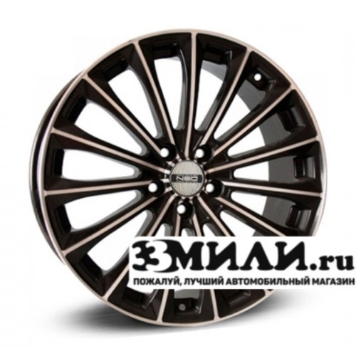 Диск 8.0x18 5x1200 ET45 D72.60 NEO 830 Черный с полированной лицевой поверхностью