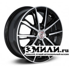 Диск 6.5x16 5x1120 ET33 D57.10 NZ F-31 Черный с полированной лицевой поверхностью