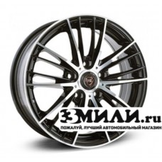 Диск 6.5x16 5x114.30 ET50 D66.10 NZ F-33 Черный с полированной лицевой поверхностью